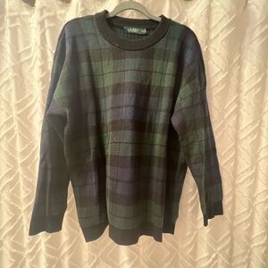 Lauren by Ralph Lauren XL plaid sweater